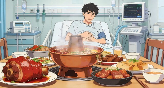 红烧肘子让小伙住进ICU?长沙这家医院连续收治多例类似患者,医生提醒→